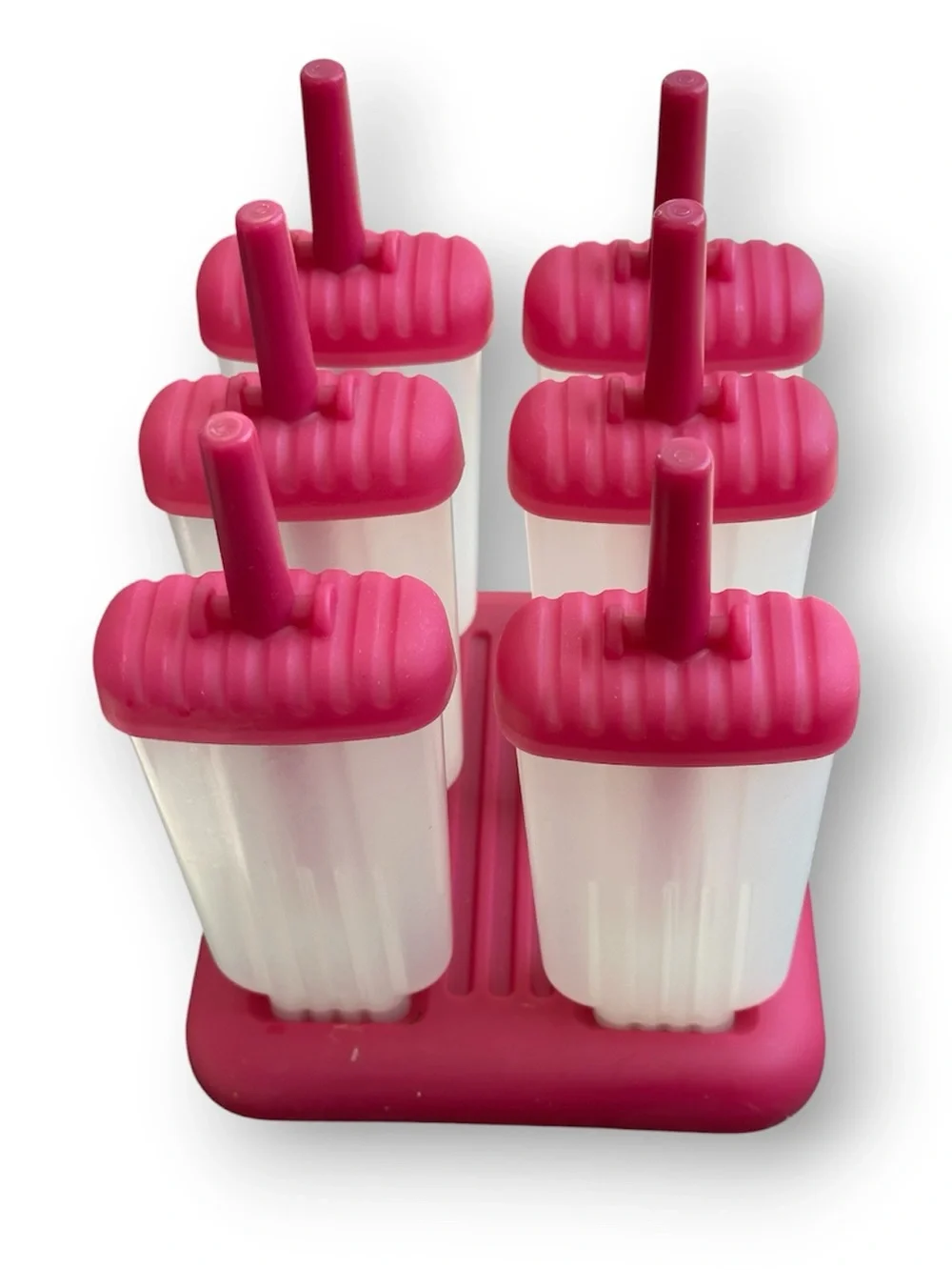 Tovolo Groovy Pop Molds - Pink (Set of 6)